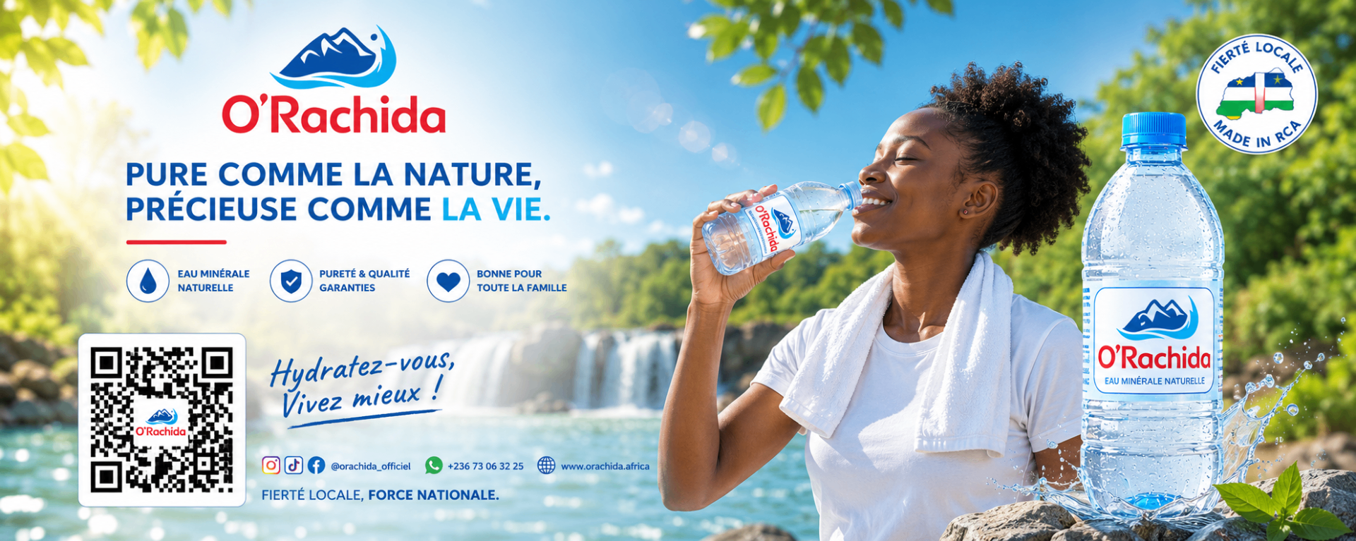Bannière bâche 3 m — Pure comme la nature
