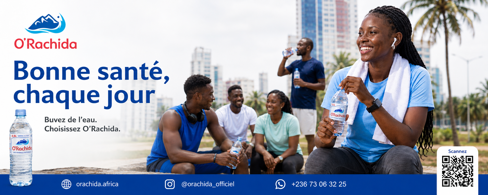 Banderole bâche 2 m — Santé
