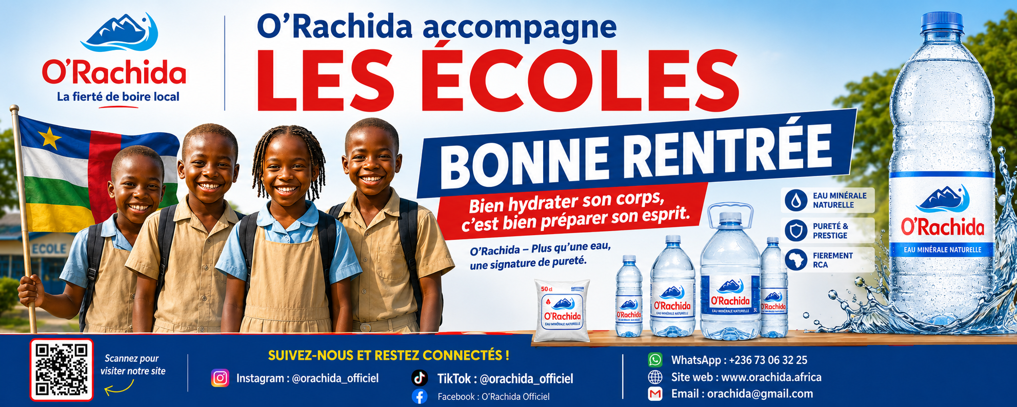 O'Rachida accompagne les écoles — bonne rentrée