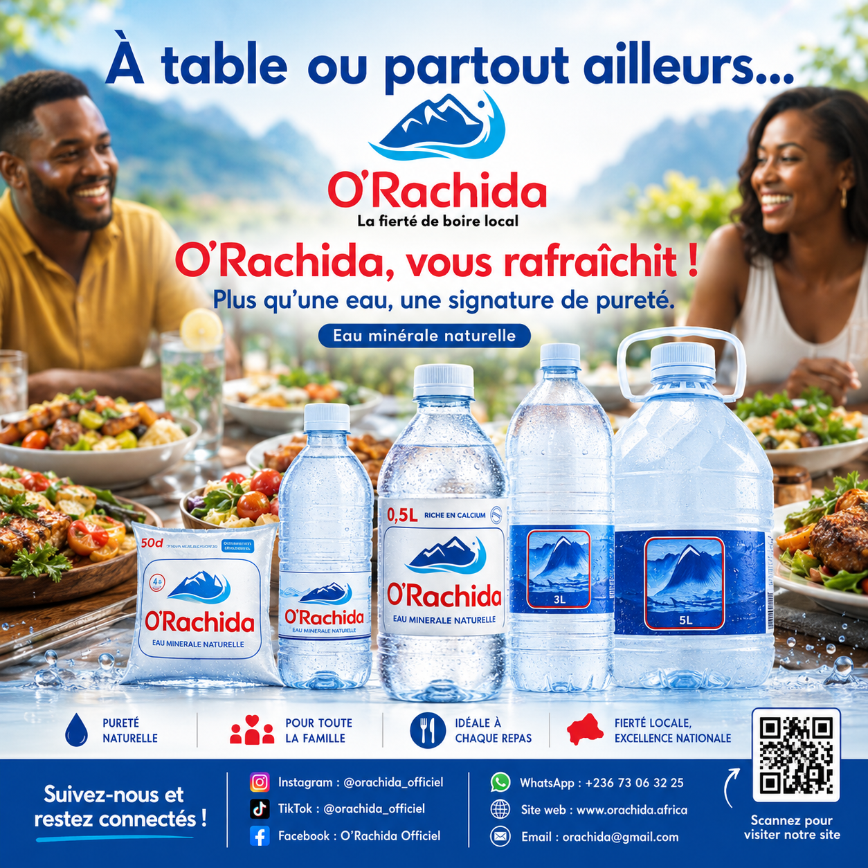 Affiche À table avec O'Rachida